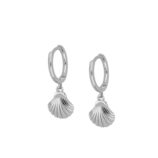 Dangle Sea Shell Pendientes - jewels by agathe