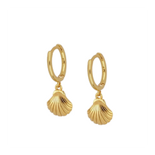 Cargar imagen en el visor de la galería, Dangle Sea Shell Pendientes - jewels by agathe