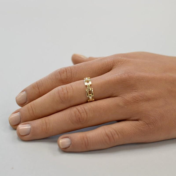 Anillo CHAINED - jewels by agathe