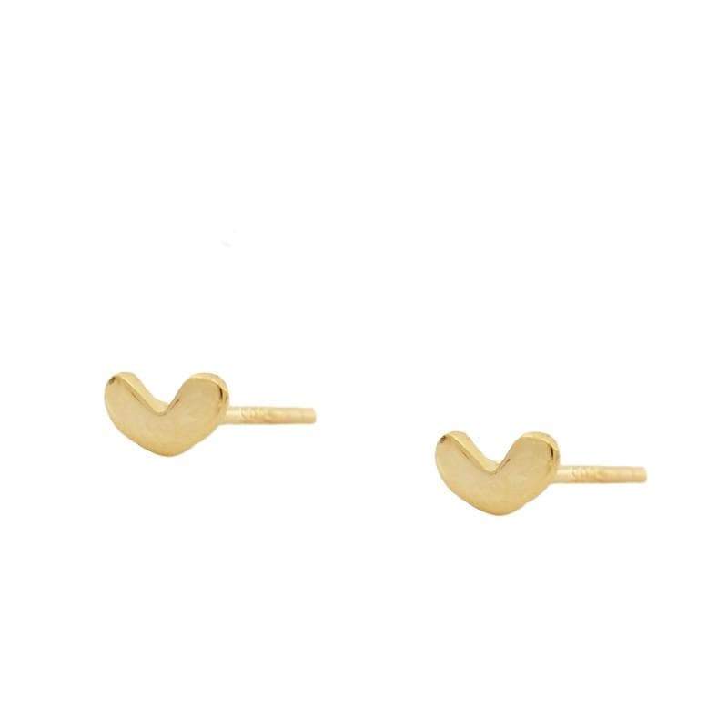 MINI  HEART Gold Pendientes - jewels by agathe
